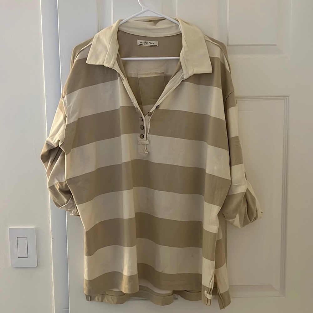 Free people rugby shirt